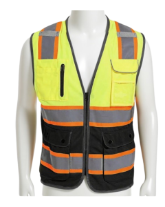 High Visibility  Safety Vest - Dual Tone Reflective Tape